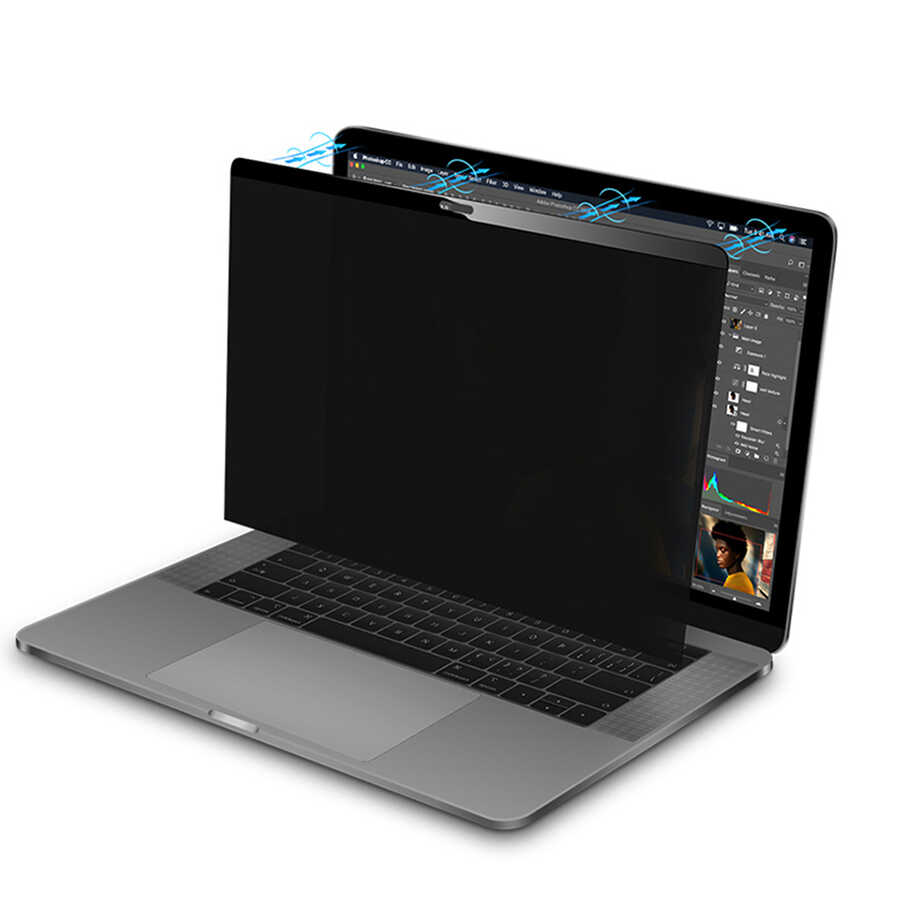 Apple Macbook 16' Touch Bar Wiwu Privacy Ekran Koruyucu