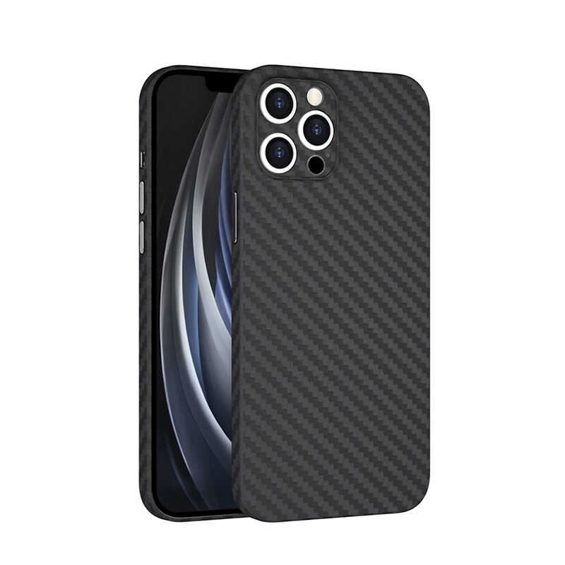 Apple iPhone 12 Pro Max Kılıf ​​​​​Wiwu Skin Carbon PP Kapak