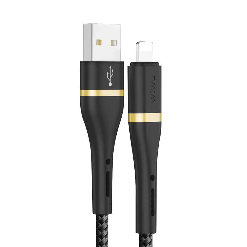 Wiwu ED-105 2 in 1 USB A- Type-C to Lightning Elite Data Kablo