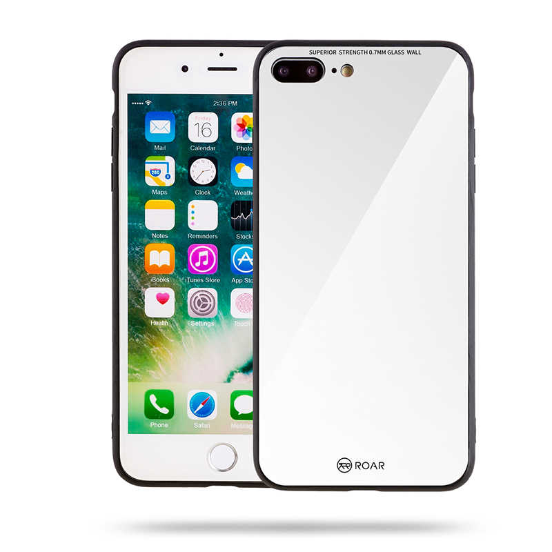 Apple iPhone 8 Plus Kılıf Roar Mira Glass Kapak