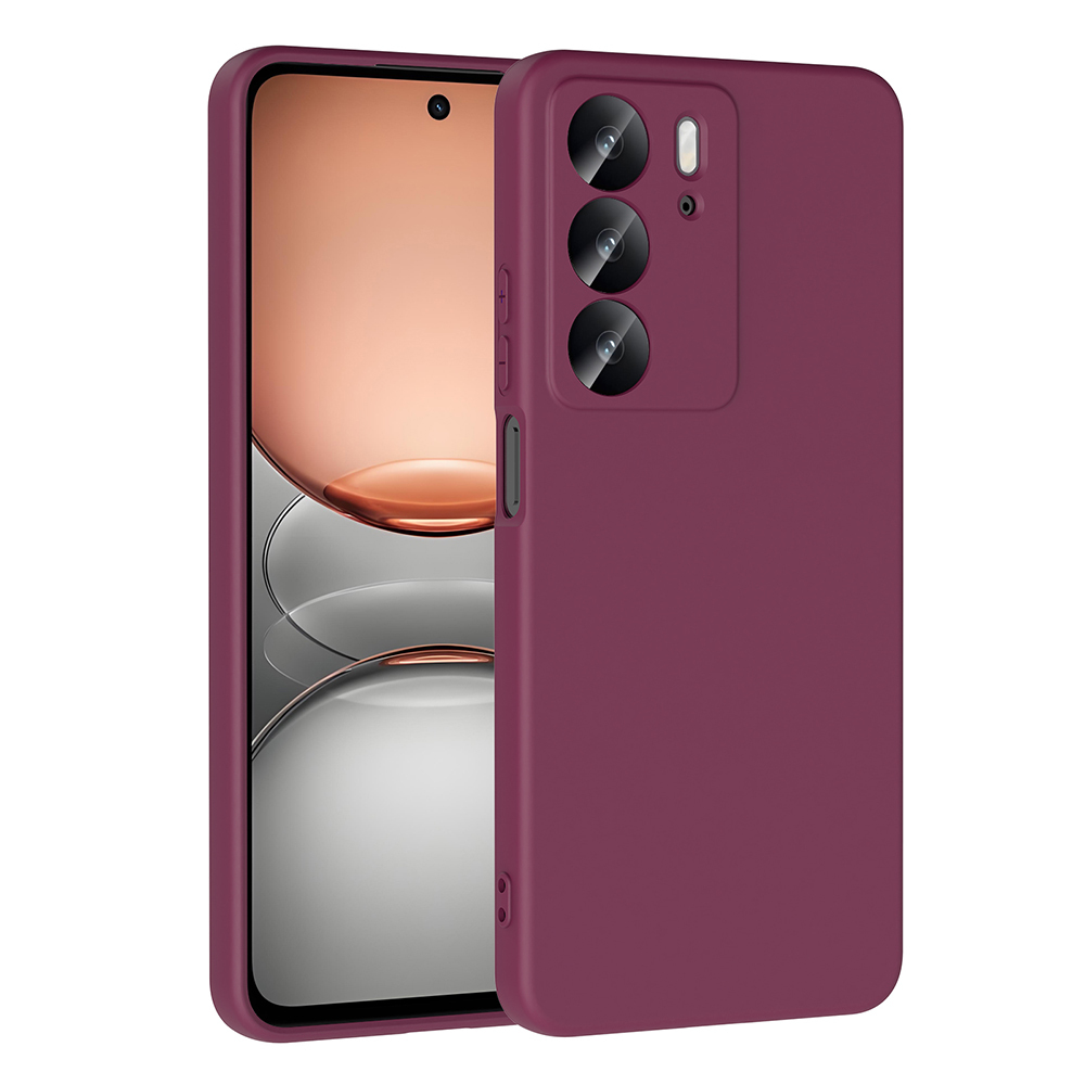 Realme C75 Kılıf NXXA Mara Lansman Kapak - Koyu Mor