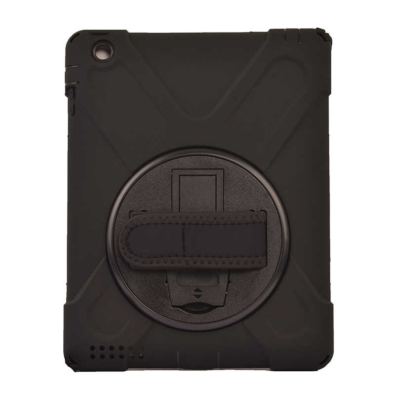 iPad 2. Nesil Uyumlu Uyumlu NXXA Defender Tablet Silikon-Siyah