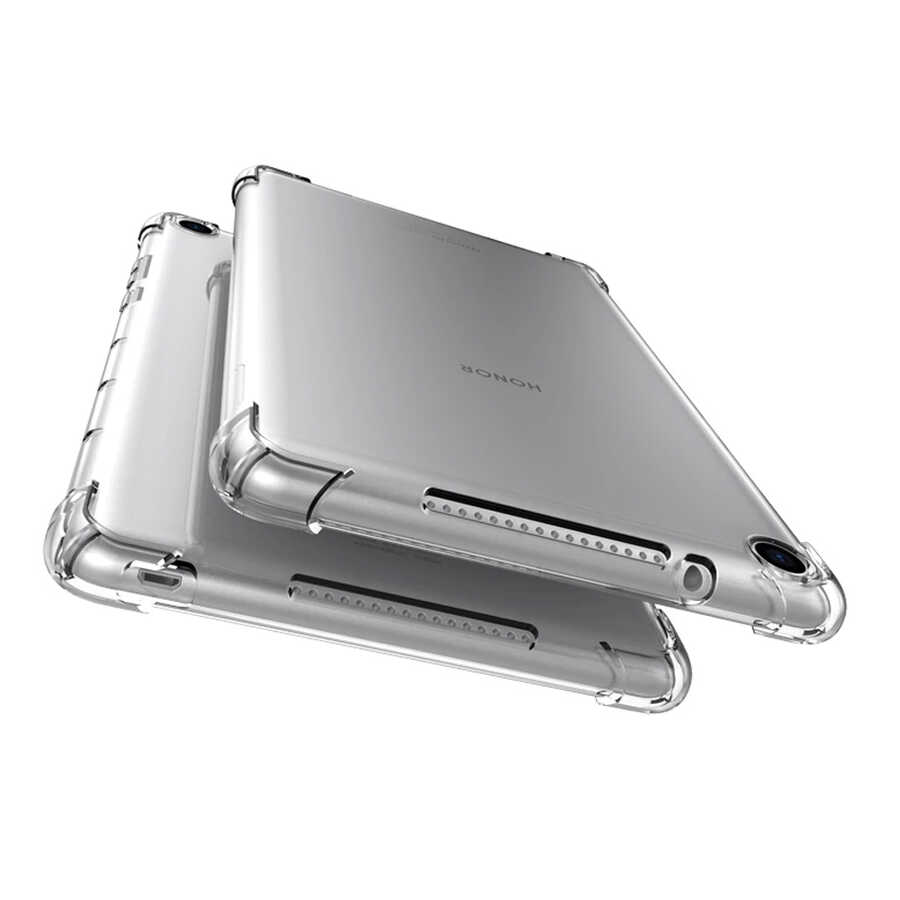 iPad Pro 10.5 (7.Nesil) - Uyumlu Uyumlu NXXA Tablet Nitro Anti Shock Silikon Kapak-Renksiz