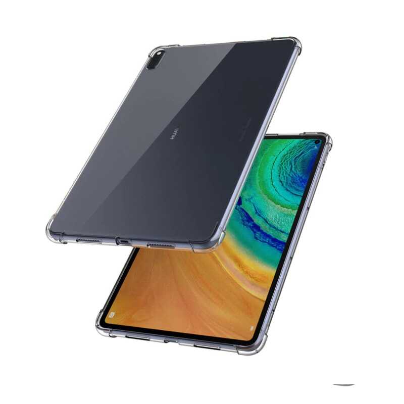 MatePad 10.4  Uyumlu NXXA Tablet Nitro Anti Shock Silikon Kapak-Renksiz