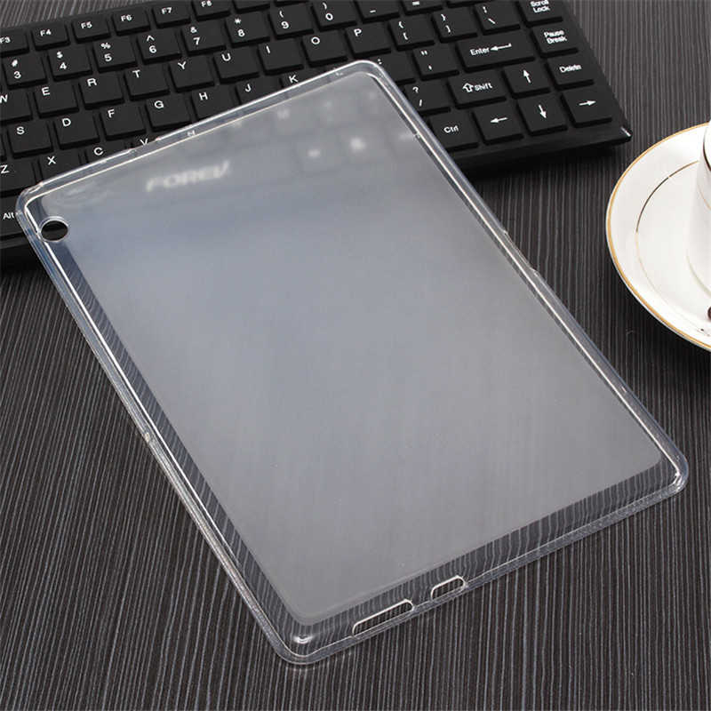 MatePad T5 10  Uyumlu NXXA Tablet Süper Silikon Kapak-Renksiz