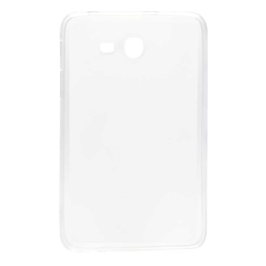 Galaxy Tab 3 Lite 7.0 T110 Kılıf  Uyumlu NXXA Tablet Süper Silikon Kapak-Beyaz