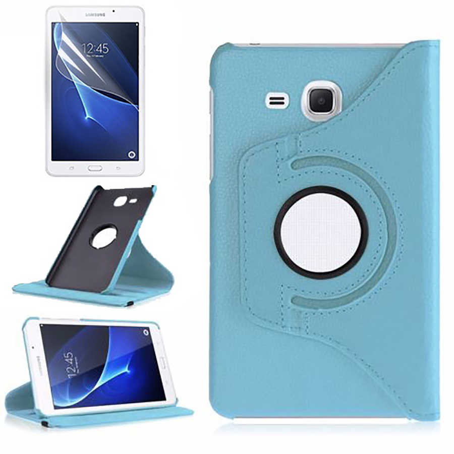 Galaxy Tab 4 T280  Uyumlu NXXA Dönebilen Standlı Kılıf-Mavi