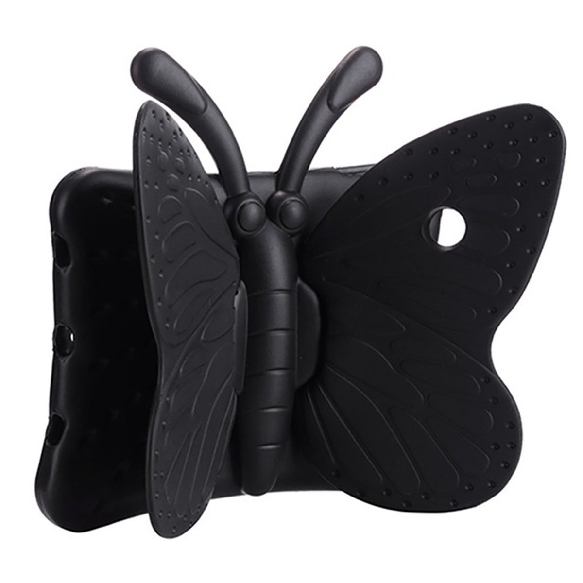 Galaxy Tab A8 10.5 SM-X200 (2021)  Uyumlu NXXA Butterfly Standlı Tablet Kılıf-Siyah