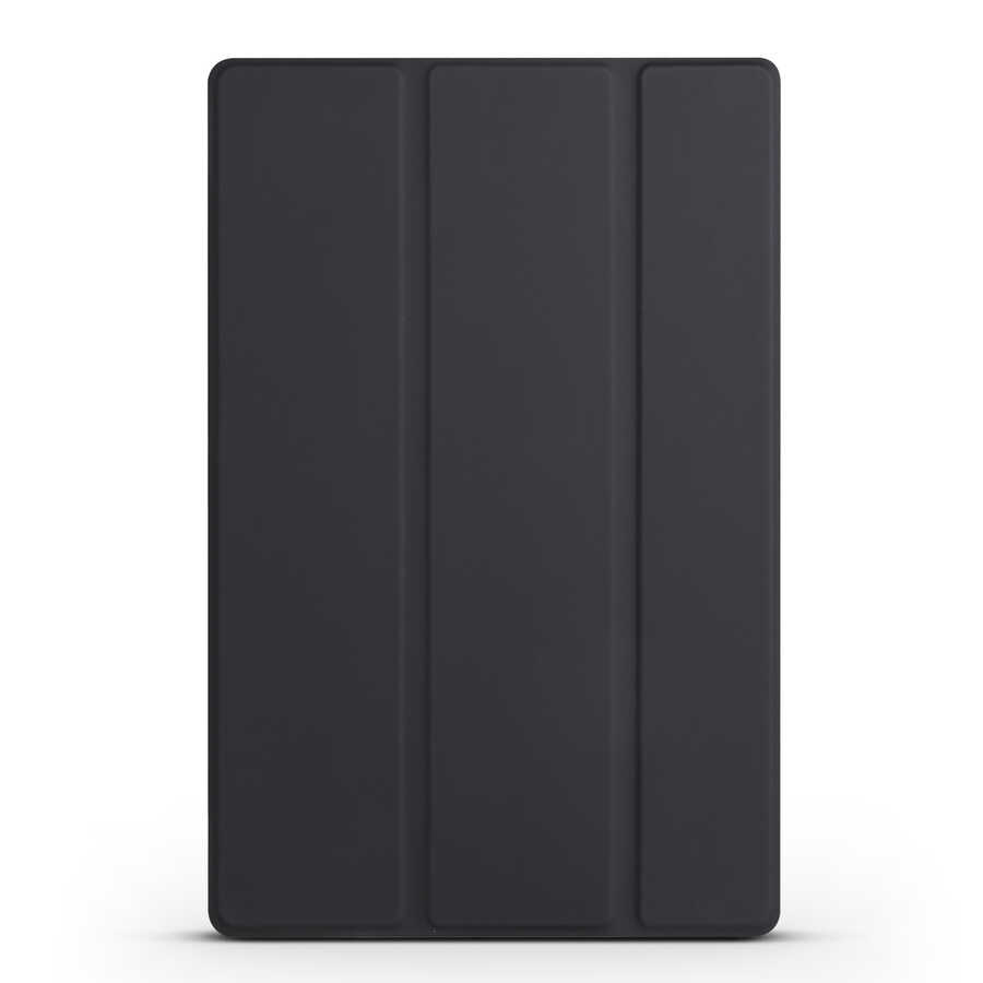 Galaxy Tab A8 10.5 SM-X200 (2021)  Uyumlu NXXA Smart Cover Standlı 1-1 Kılıf-Siyah