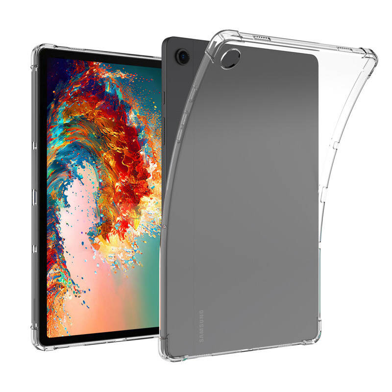 Galaxy Tab A9 Plus Kılıf  Uyumlu NXXA Tablet Nitro Anti Shock Silikon Kapak-Renksiz