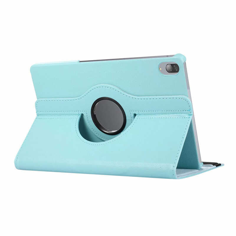 Lenovo Tab P11 Pro 11.2" 2.Nesil  Uyumlu NXXA Dönebilen Standlı Kılıf-Mavi