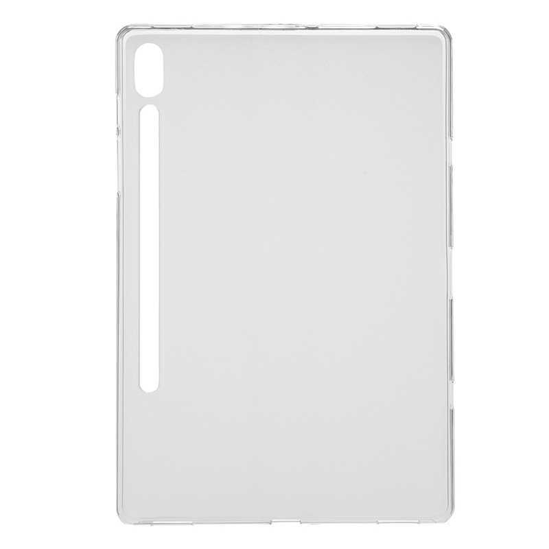Galaxy Tab S7 FE LTE (T737-T736-T733-T730) Kılıf  Uyumlu NXXA Tablet Süper Silikon Kapak-Renksiz