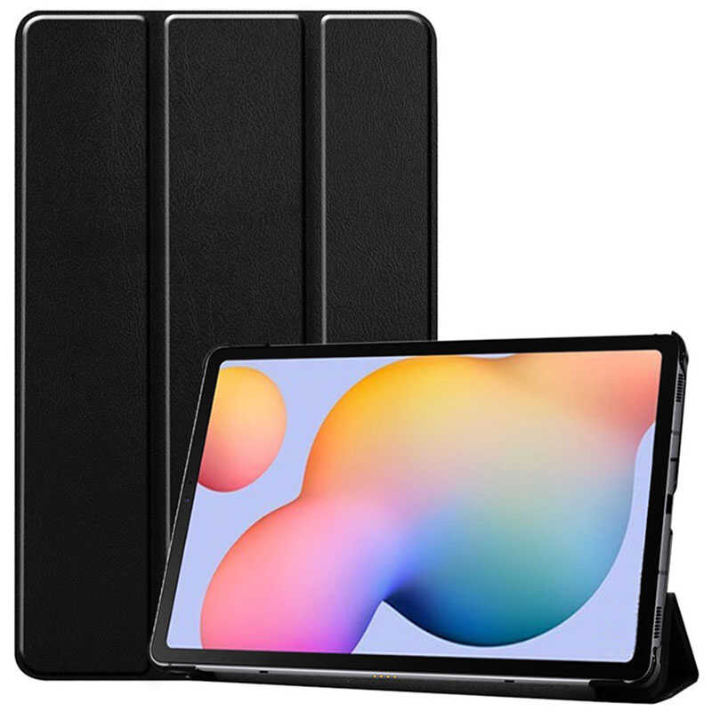 Galaxy Tab S7 FE LTE (T737-T736-T733-T730)  Uyumlu NXXA Smart Cover Standlı 1-1 Kılıf-Siyah