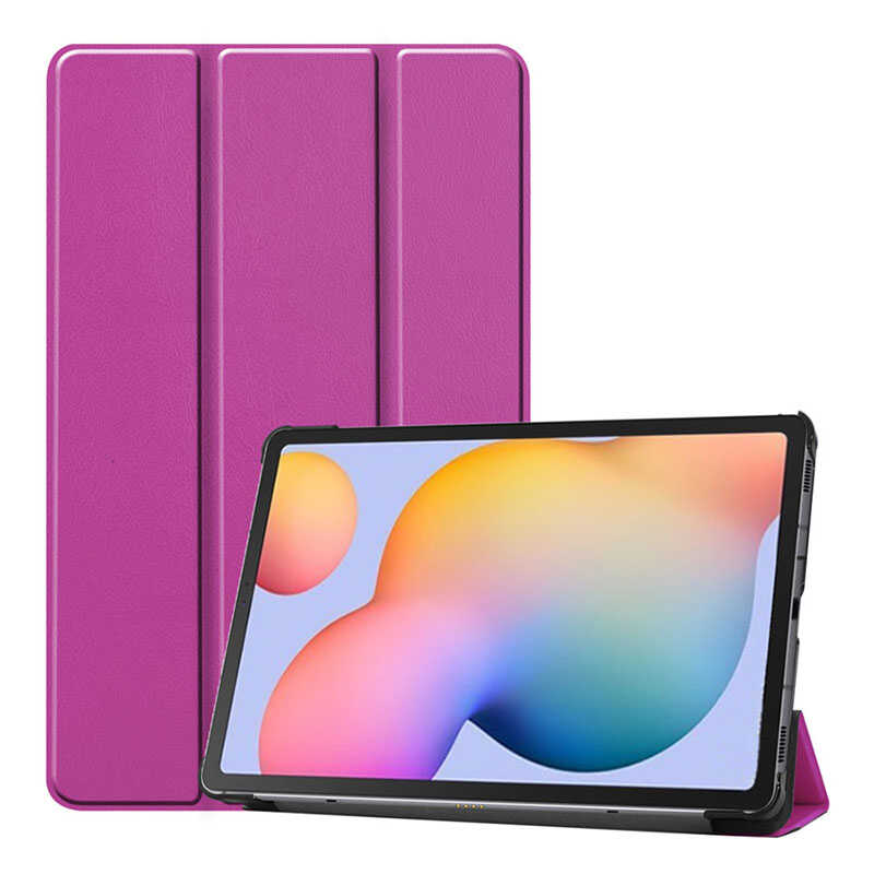 Galaxy Tab S7 Plus T970 Uyumlu NXXA Smart Cover Standlı 1-1 Kılıf-Mor