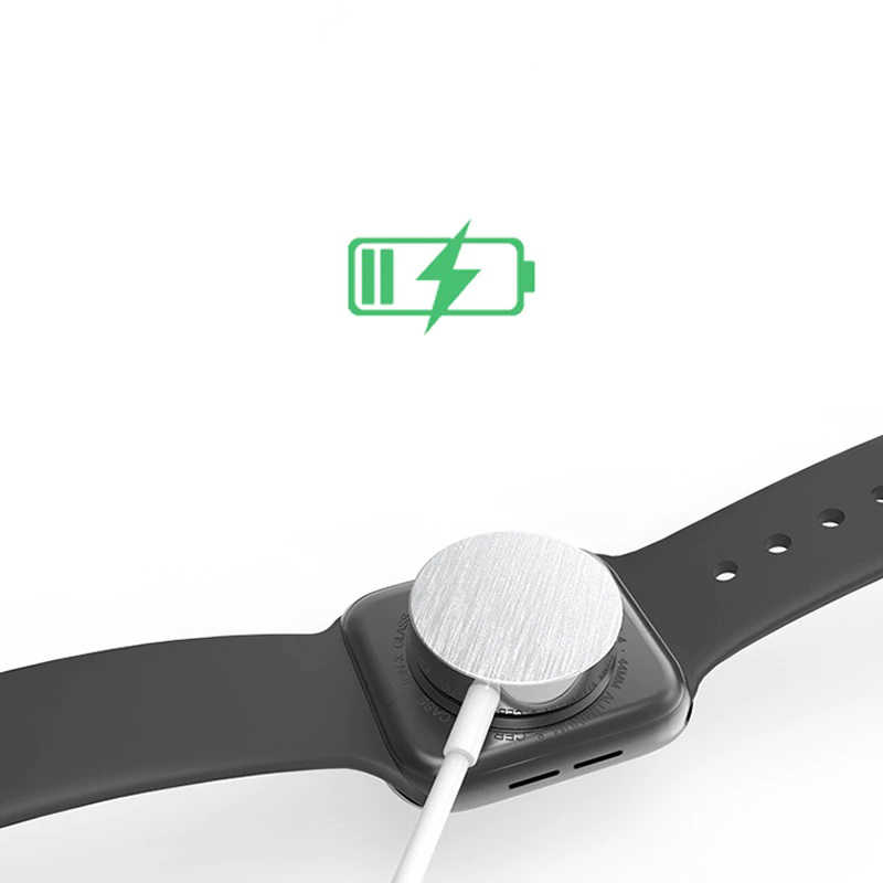 Beyaz Apple Watch Usb Şarj Kablosu