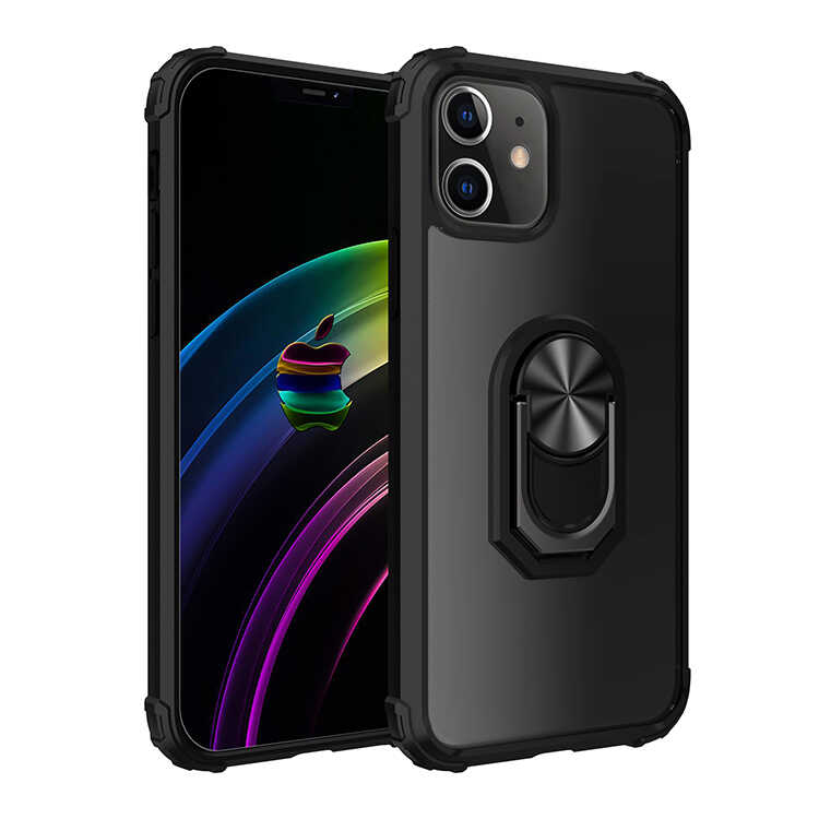 iPhone 12 Mini Uyumlu NXXA Mola Kapak-Siyah