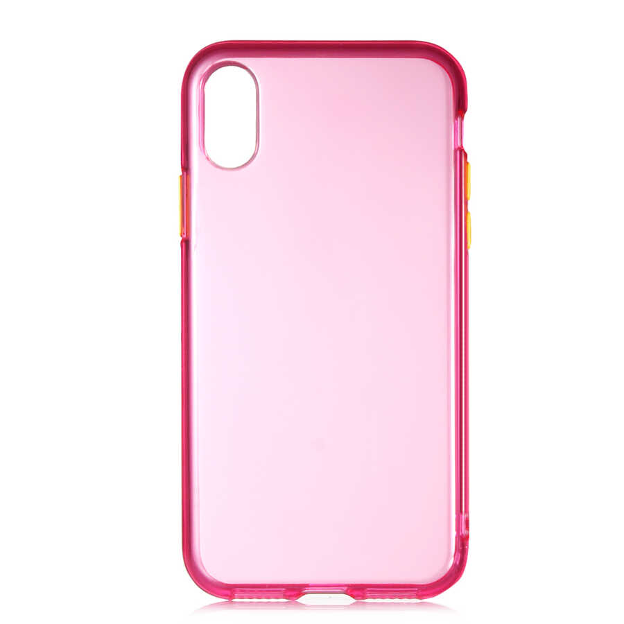 iPhone XS 5.8 Uyumlu NXXA Bistro Kapak-Pembe