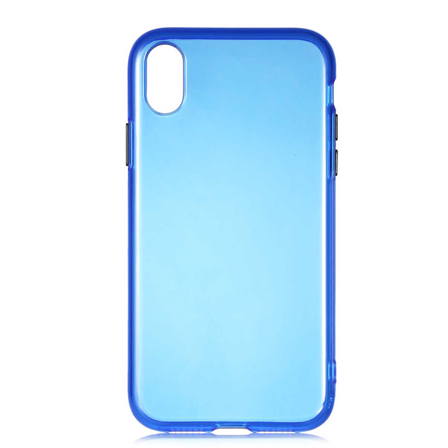 iPhone XR 6.1 Uyumlu NXXA Bistro Kapak-Mavi