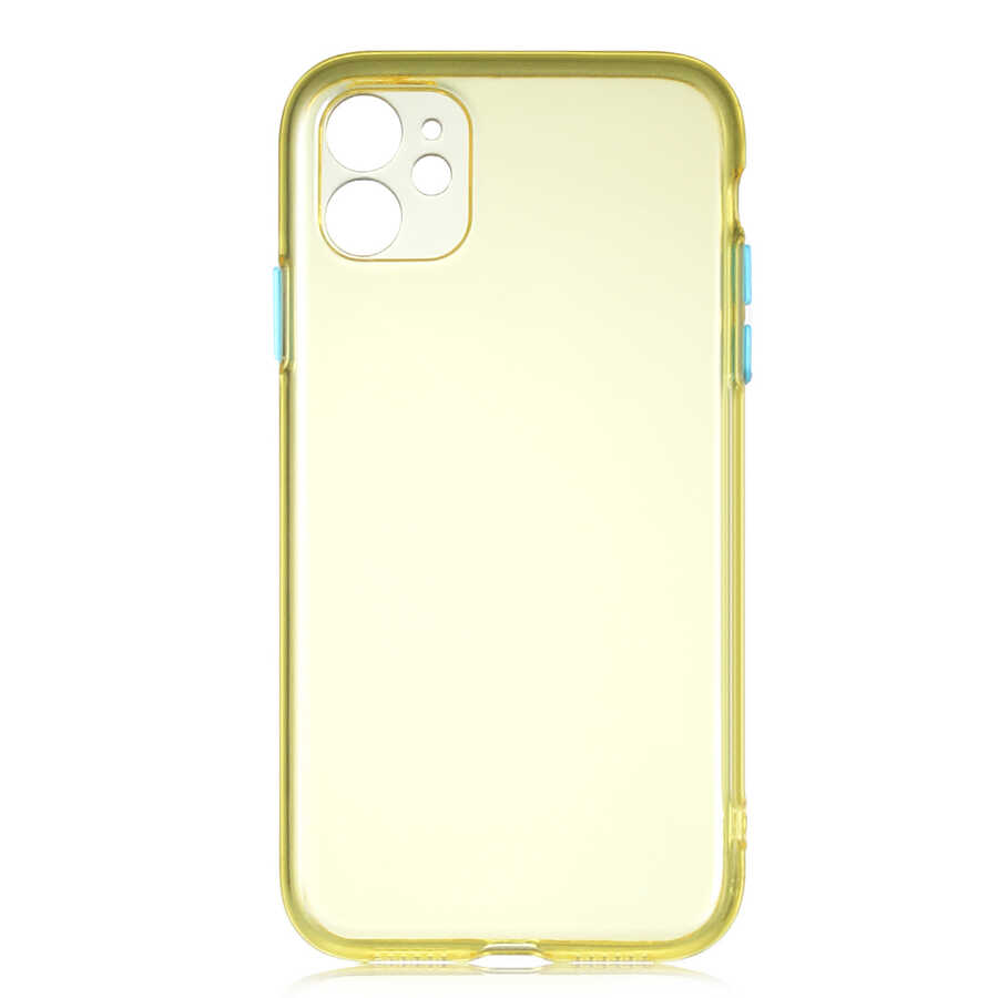 iPhone 11 Uyumlu NXXA Bistro Kapak-Sarı