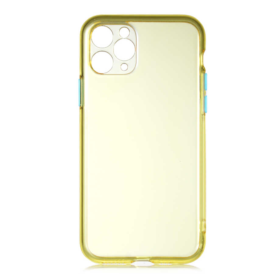 iPhone 11 Pro Max Uyumlu NXXA Bistro Kapak-Sarı