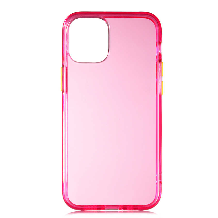 iPhone 12 Pro Max Uyumlu NXXA Bistro Kapak-Pembe