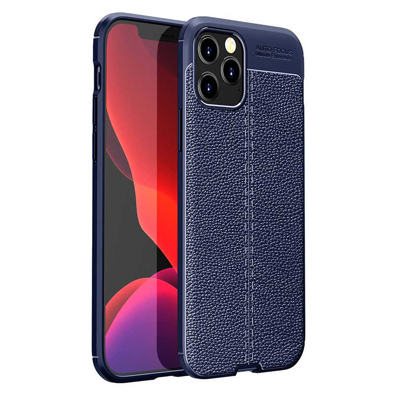 iPhone 12 Pro Uyumlu NXXA Niss Silikon Kapak-Lacivert
