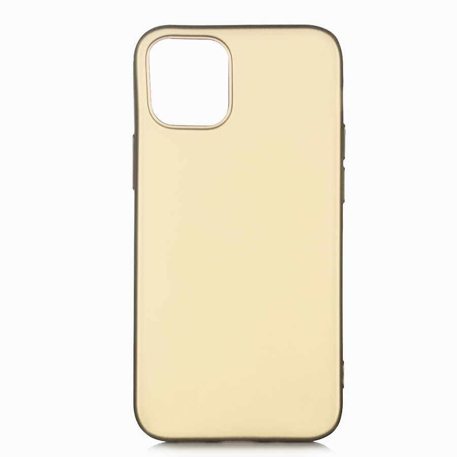 iPhone 12 Pro Uyumlu NXXA Premier Silikon Kapak-Gold