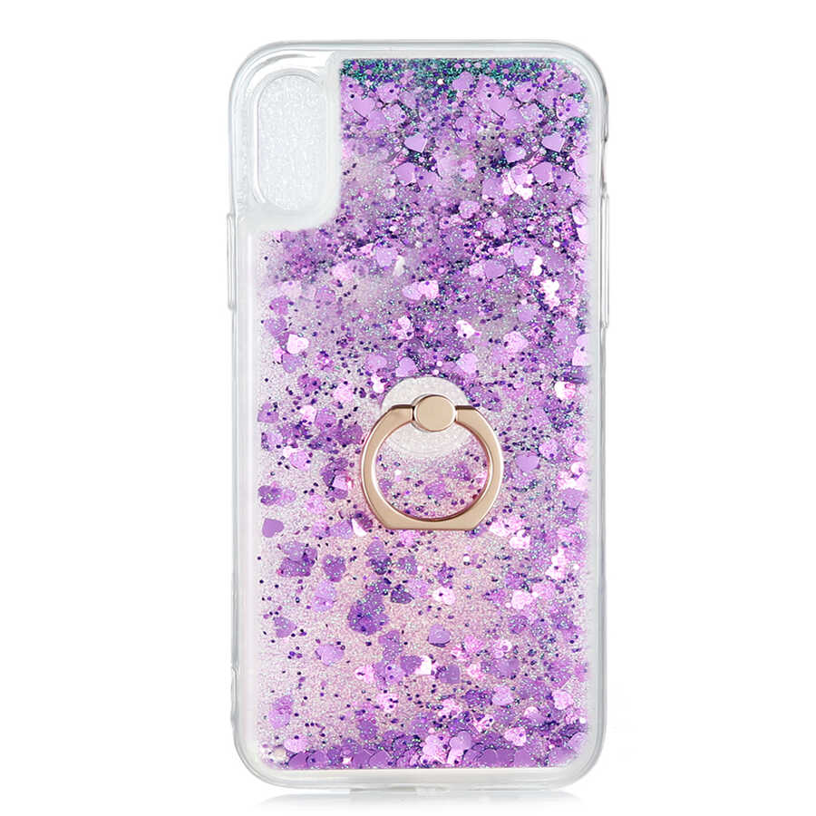iPhone X Uyumlu NXXA Milce Kapak-Mor