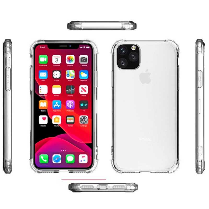 iPhone 12 Mini Uyumlu NXXA Nitro Anti Shock Silikon-Renksiz