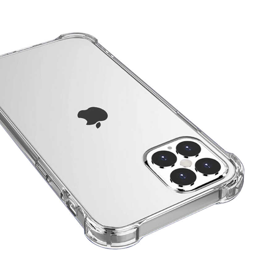 iPhone 12 Pro Uyumlu NXXA Nitro Anti Shock Silikon-Renksiz