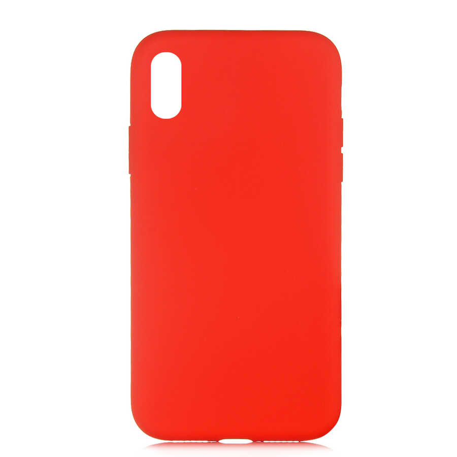 iPhone X Uyumlu NXXA LSR LaAAKan Kapak-Kırmızı