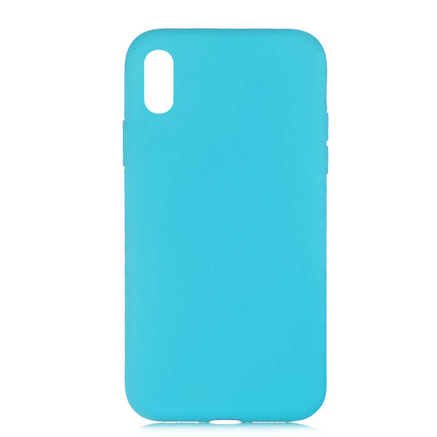 iPhone X Uyumlu NXXA LSR LaAAKan Kapak-Turkuaz
