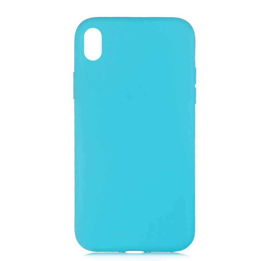 iPhone XR 6.1 Uyumlu NXXA LSR LaAAKan Kapak-Turkuaz