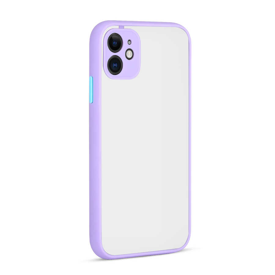 iPhone 11 Uyumlu NXXA Hux Kapak-Lila