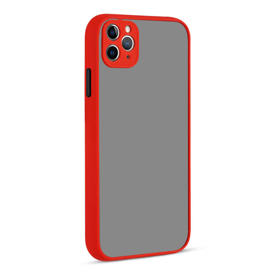 iPhone 11 Pro Max Uyumlu NXXA Hux Kapak-Kırmızı