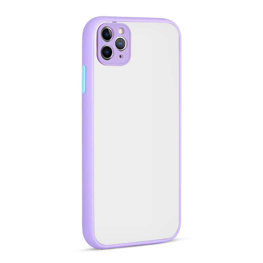 iPhone 11 Pro Max Uyumlu NXXA Hux Kapak-Lila