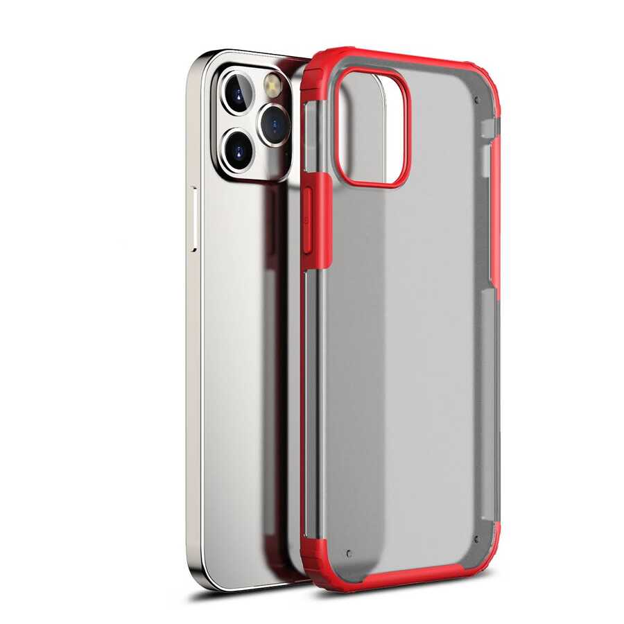 iPhone 12 Pro Uyumlu NXXA Volks Kapak-Kırmızı
