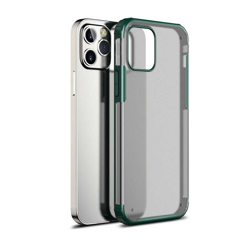 iPhone 12 Pro Uyumlu NXXA Volks Kapak-Koyu Yeşil