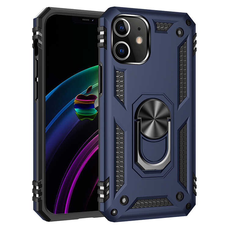 iPhone 12 Mini Uyumlu NXXA Vega Kapak-Mavi