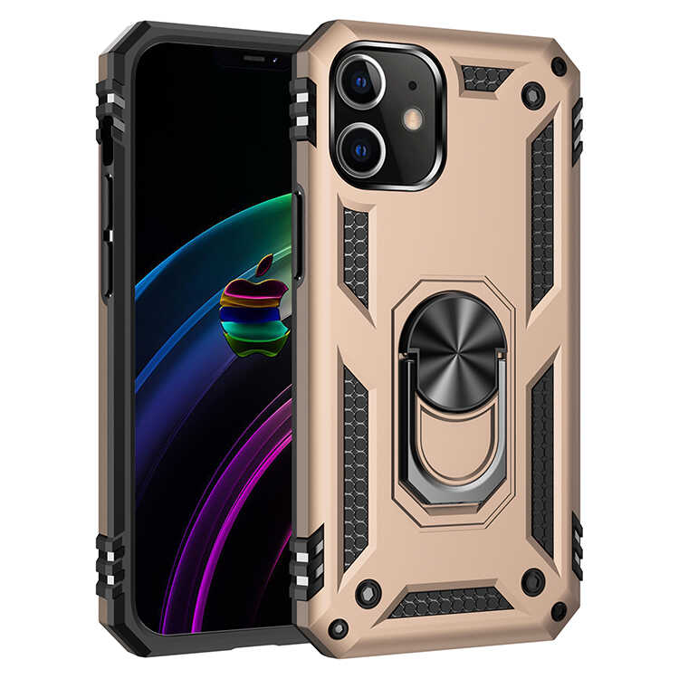 iPhone 12 Uyumlu NXXA Vega Kapak-Gold