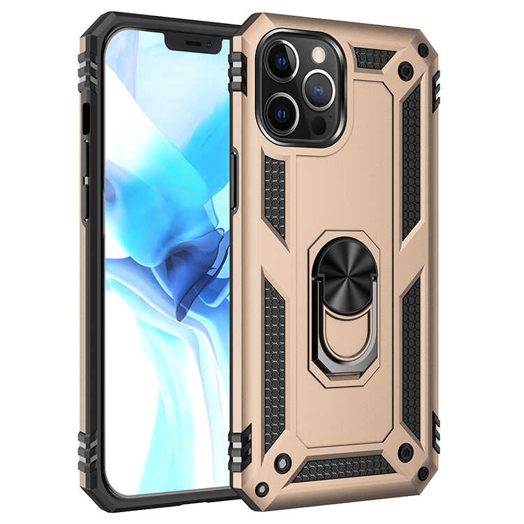 iPhone 12 Pro Uyumlu NXXA Vega Kapak-Gold