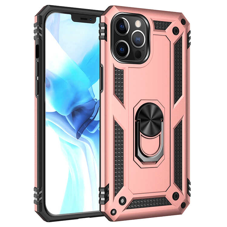 iPhone 12 Pro Uyumlu NXXA Vega Kapak-Rose Gold
