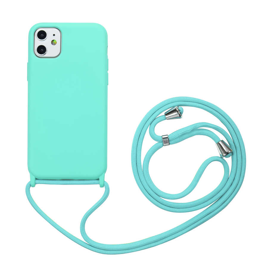 iPhone 11 Uyumlu NXXA Ropi Kapak-Turkuaz