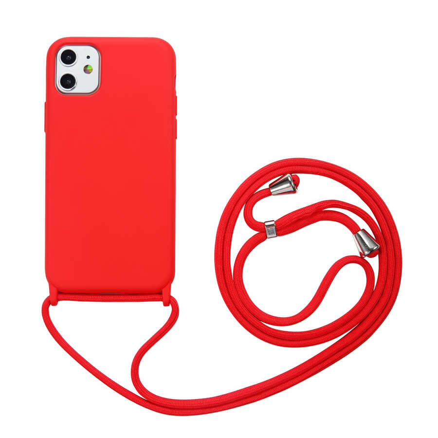iPhone 11 Uyumlu NXXA Ropi Kapak-Kırmızı