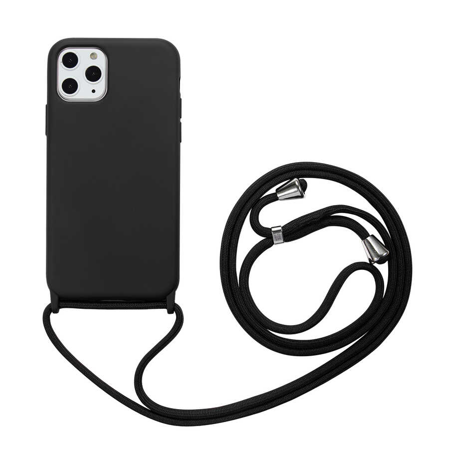 iPhone 11 Pro Kılıf NXXA Ropi Kapak-Siyah