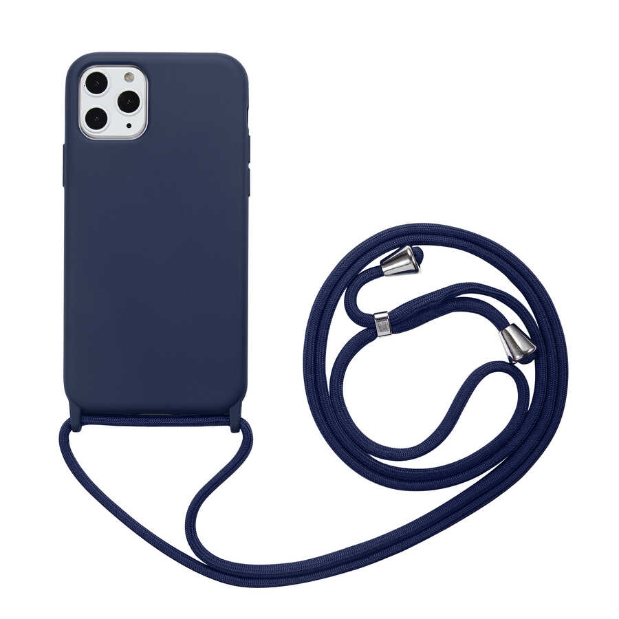 iPhone 11 Pro Kılıf NXXA Ropi Kapak-Lacivert