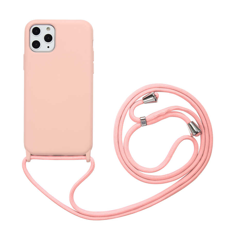 iPhone 11 Pro Kılıf NXXA Ropi Kapak-Pembe Açık