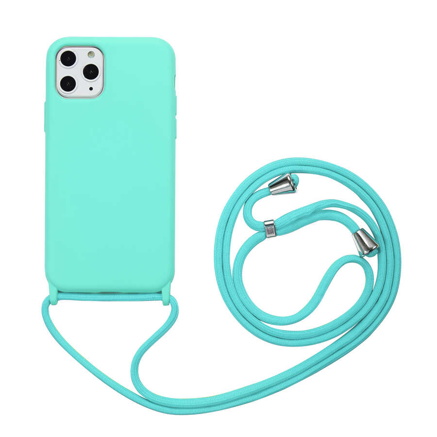 iPhone 11 Pro Max Uyumlu NXXA Ropi Kapak-Turkuaz