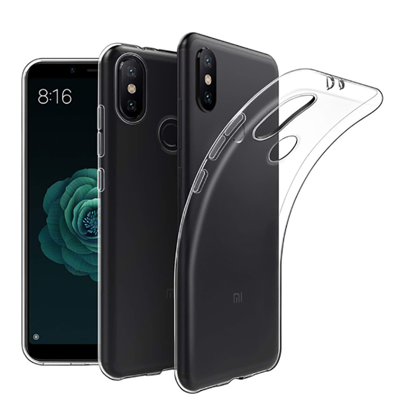 Xiaomi Redmi Note 6 Pro Kılıf NXXA Süper Silikon Kapak-Renksiz
