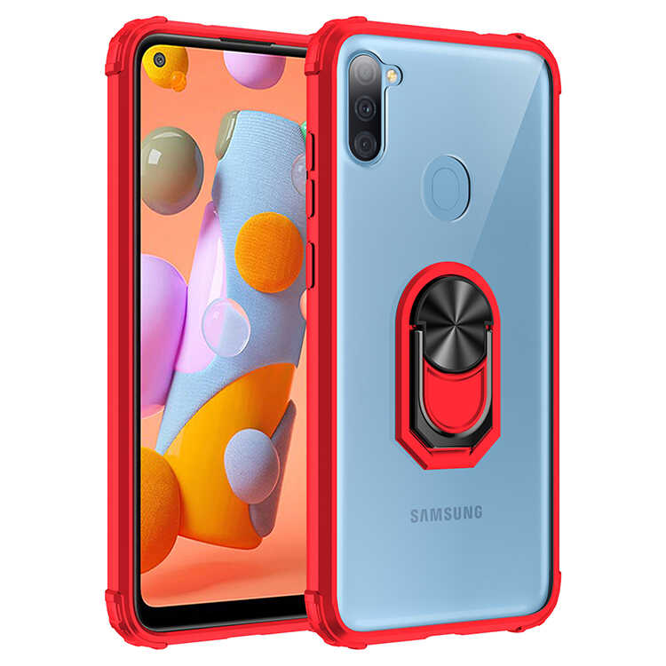Galaxy M11 Kılıf NXXA Mola Kapak-Kırmızı